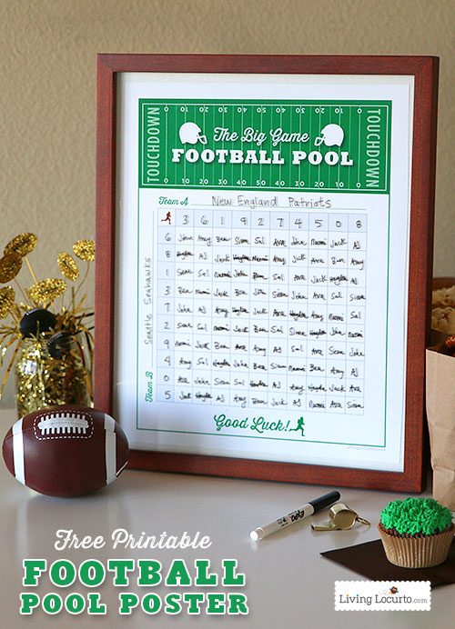 Fun Game Day Printables