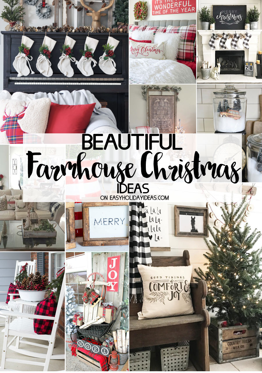 Beautiful Farmhouse Christmas Ideas