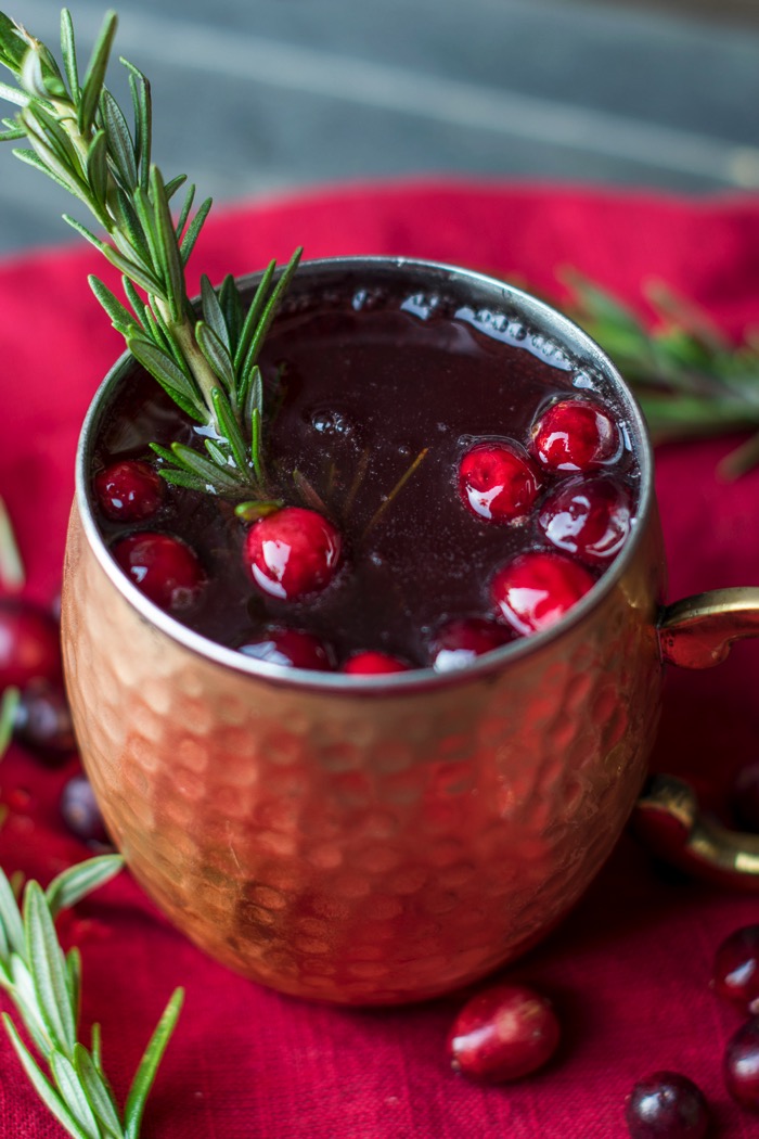 raspberry cranberry moscow mule