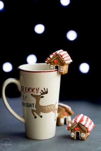 Mini Gingerbread House Mug Cookie