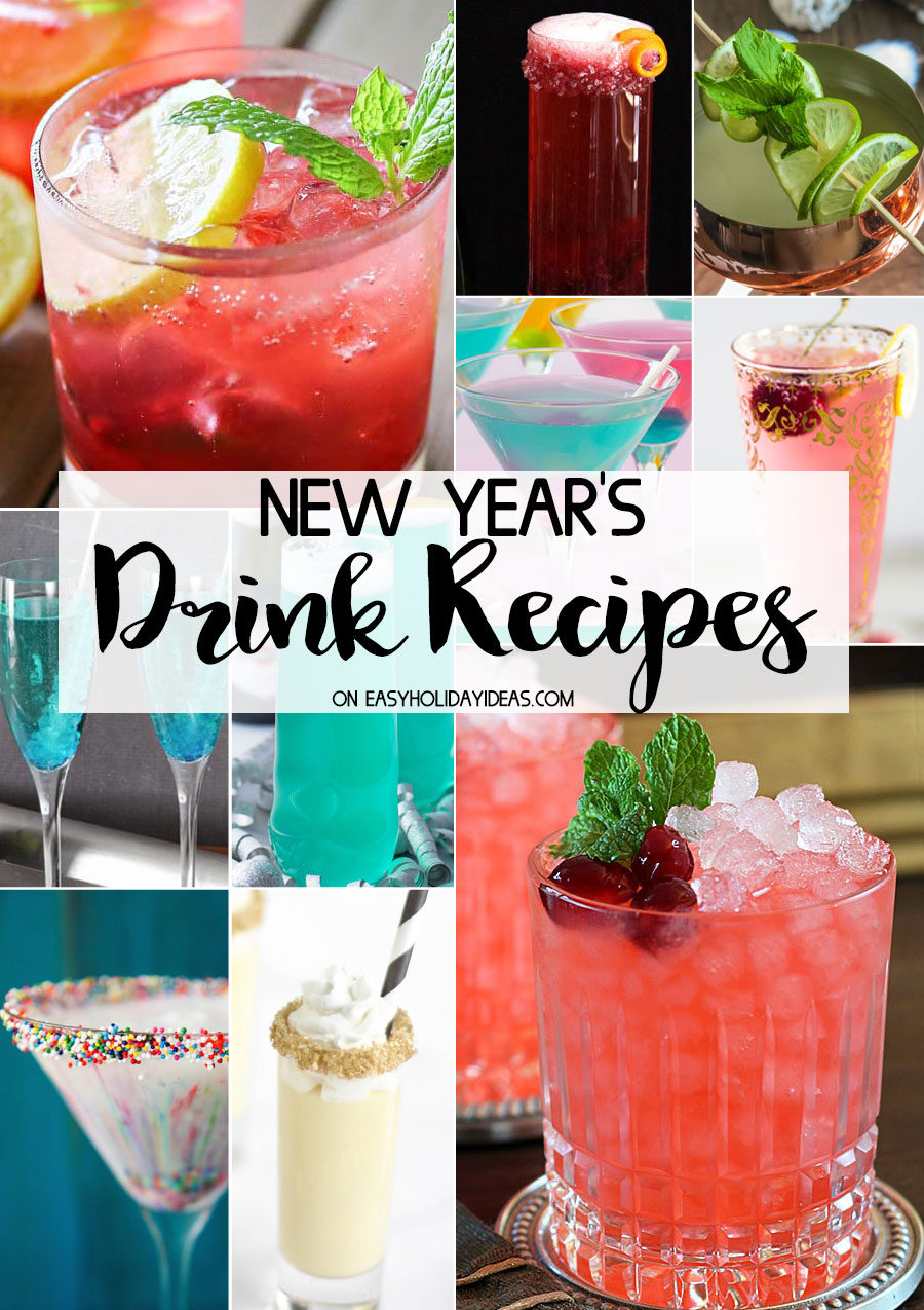 If you're in need of cocktail ideas for new years eve, here you go