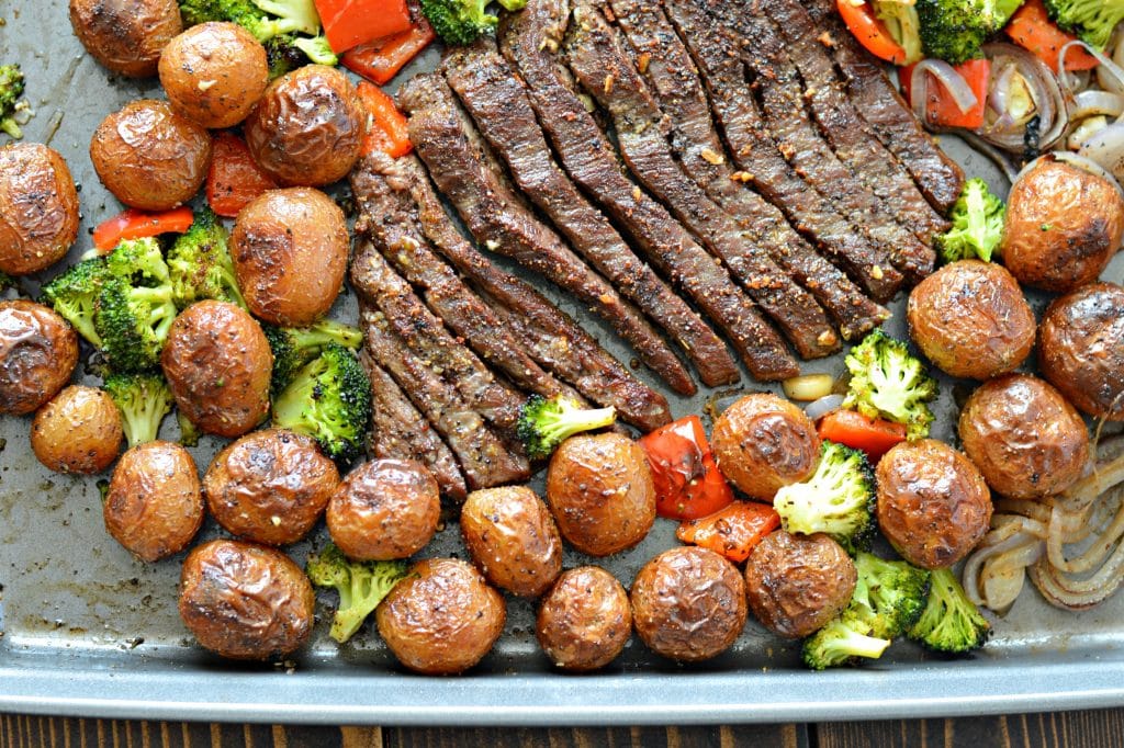 https://www.mylatinatable.com/sheet-pan-flank-steak-garlic-roasted-potatoes/?utm_content=bufferae120&utm_medium=social&utm_source=pinterest.com&utm_campaign=buffer