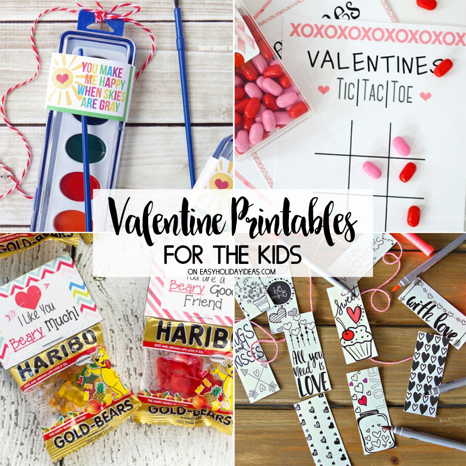 Valentine Printables for the Kids