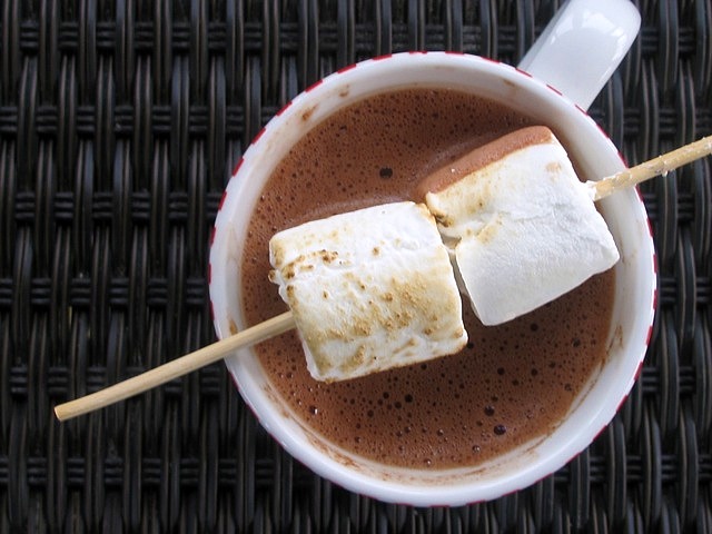 Salted Peanut Butter Hot Chocolate