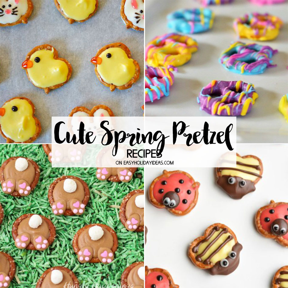 Cute Spring Pretzel Ideas