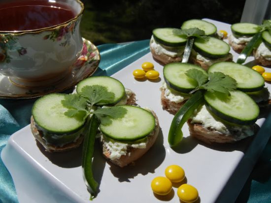 Shamrock Tea Sandwiches