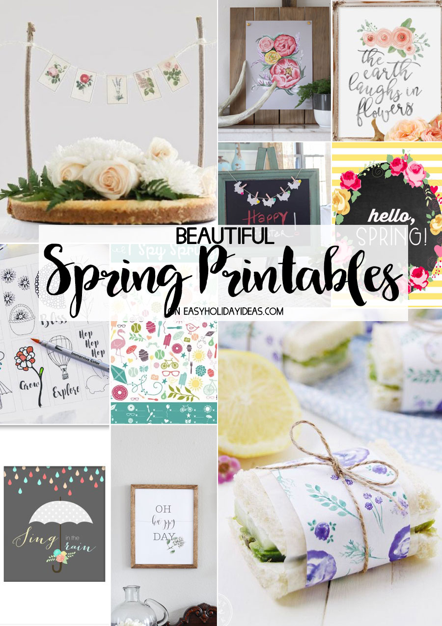 Beautiful Spring Printables