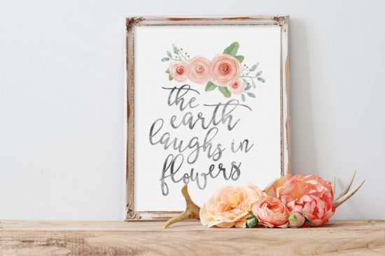 Beautiful Spring Printables