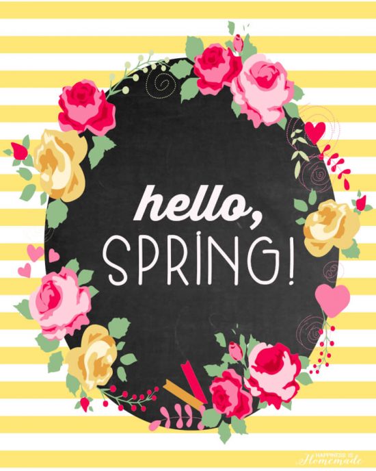 Beautiful Spring Printables