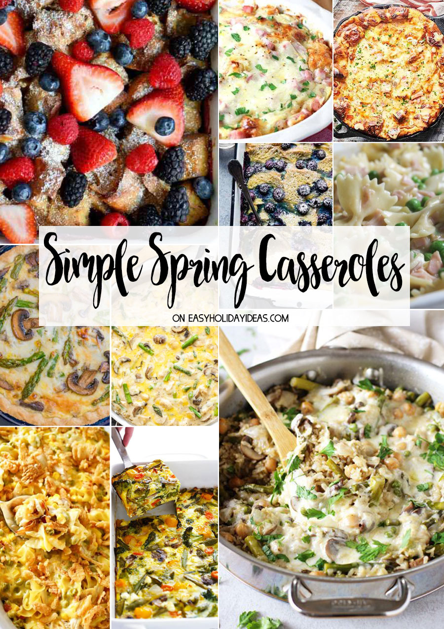 Simple Spring Casseroles