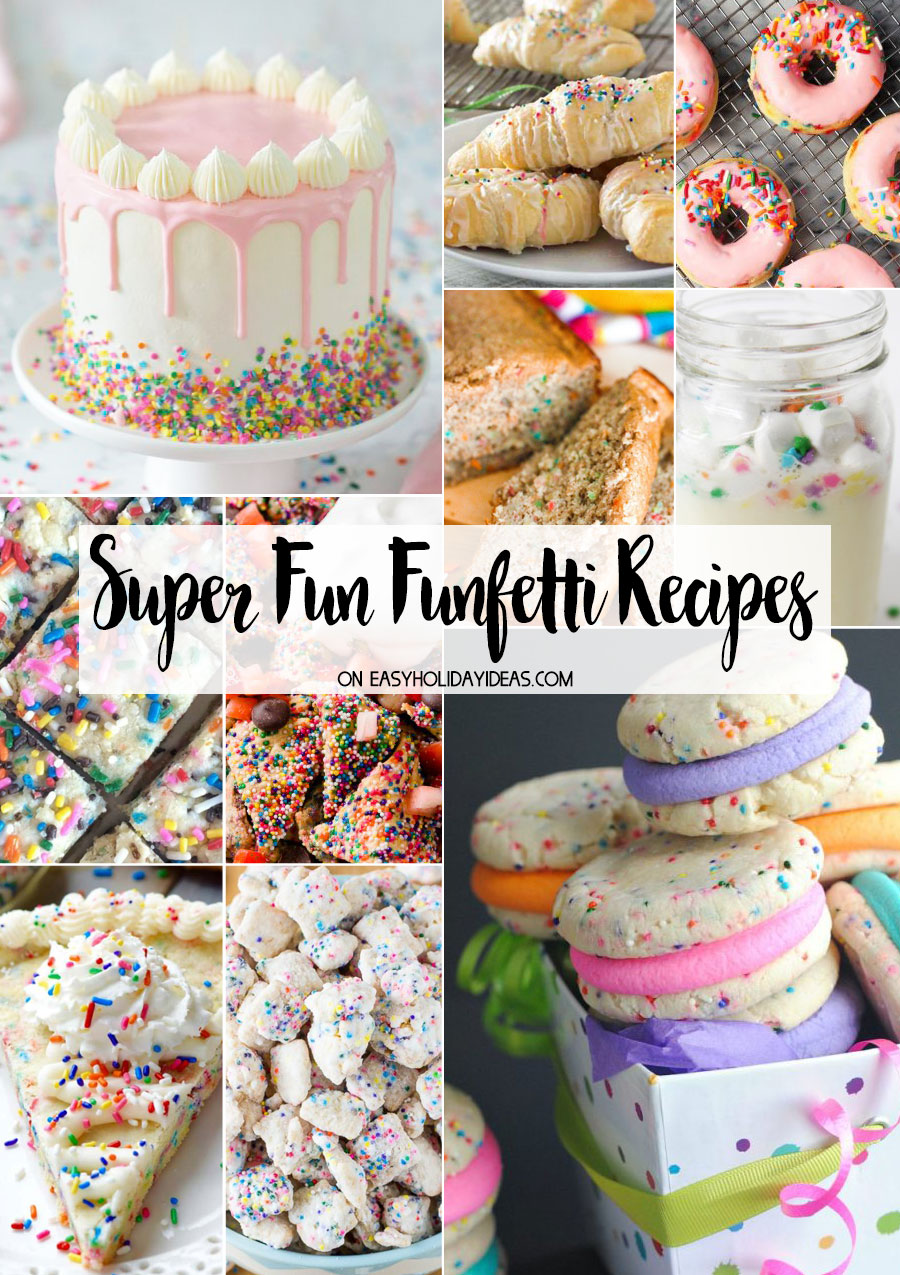 Super Fun Funfetti Recipes