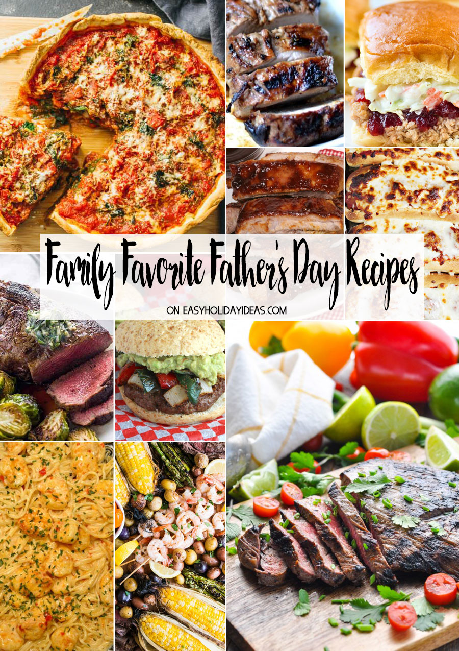 Family Recipes for Father's Day