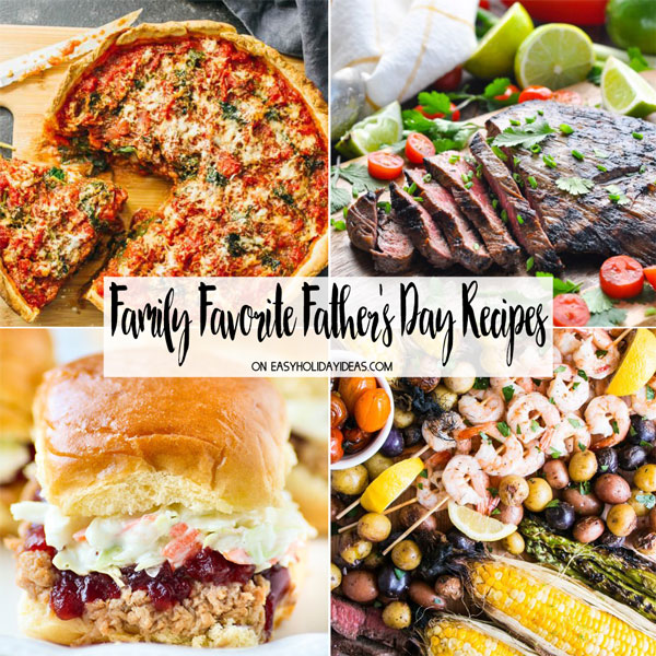 Family Recipes for Father's Day