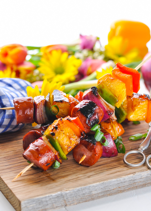 Savor every moment of your summer with an easy dinner recipe that’s perfect for the season! From get-togethers with friends to pool parties, camping trips, and family cookouts, these Hawaiian Kielbasa Kabobs are a fresh and simple option that suits any occasion!