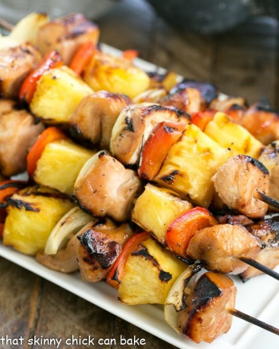 A simple marinade transforms ordinary boneless, skinless chicken into these splendid Honey Glazed Chicken Kabobs!