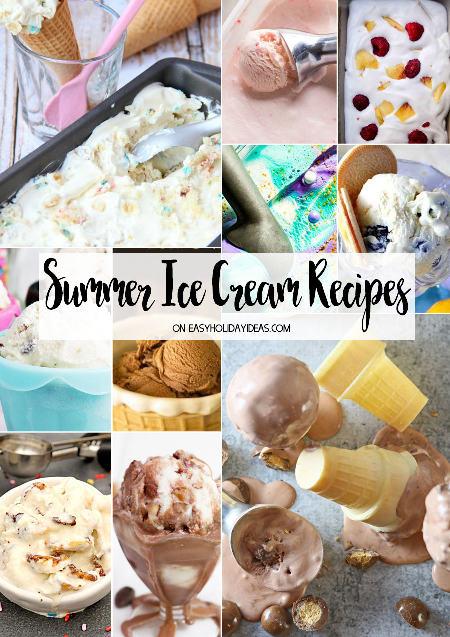 Summer Ice Cream Recipes