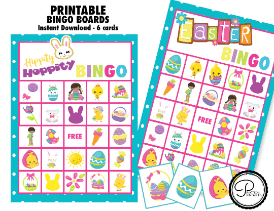 Easter Bingo Game for Kids to Play - Easy Holiday Ideas